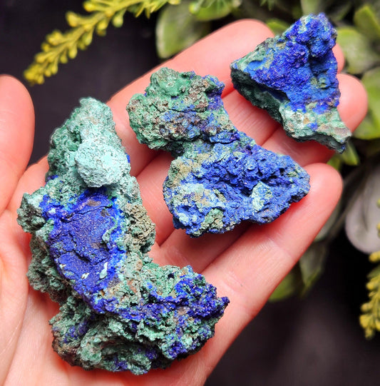 Malachite Azurite Specimen, Raw Malachite