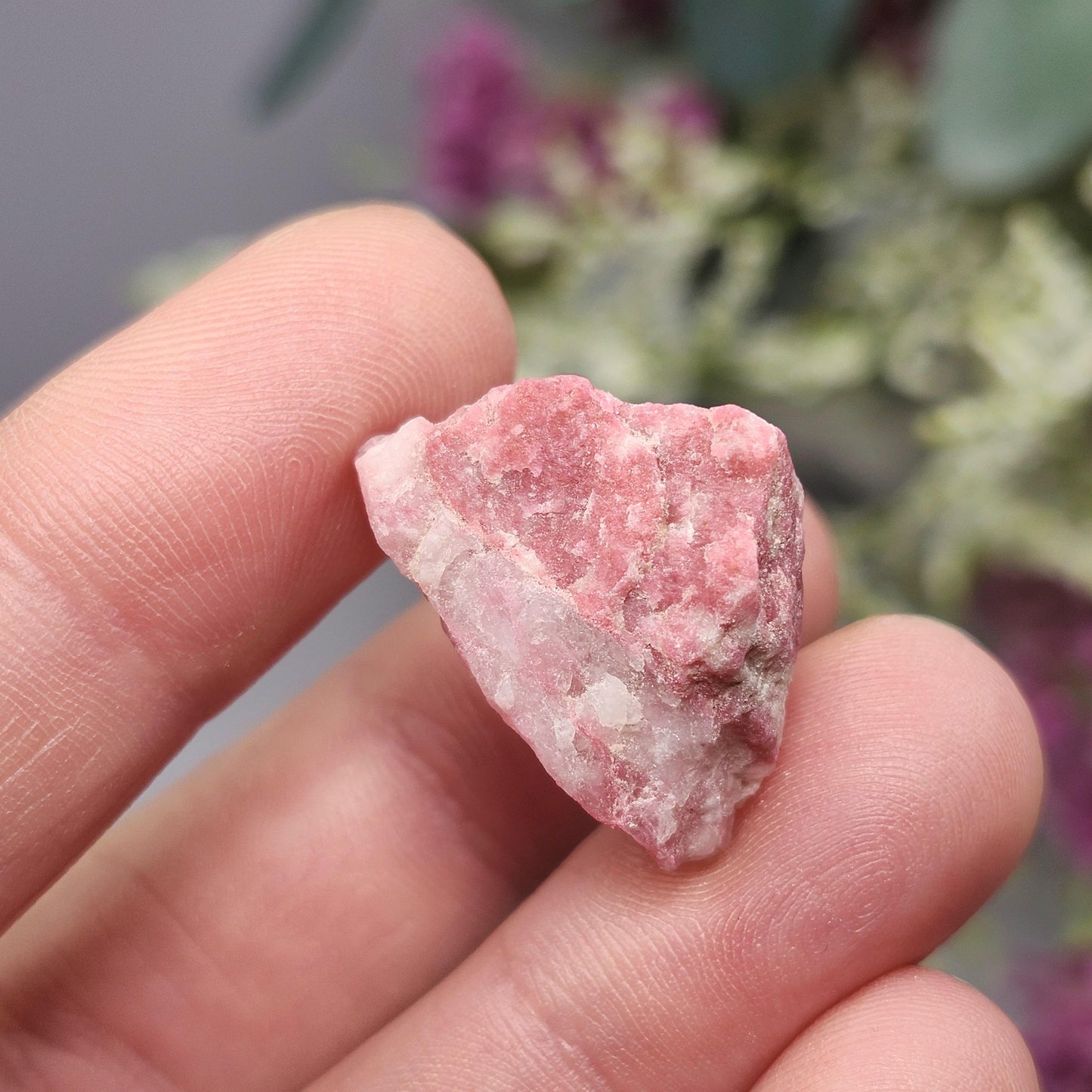Raw Thulite Crystal, Norwegian Thulite