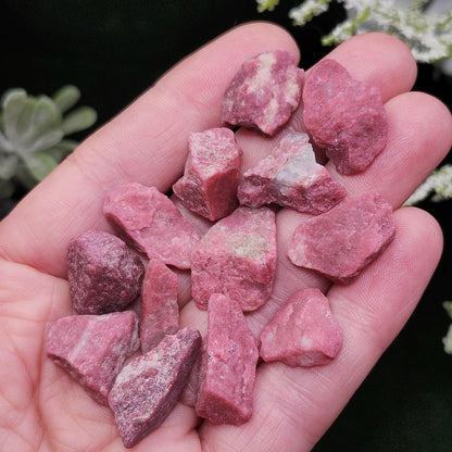 Raw Thulite Crystal, Norwegian Thulite