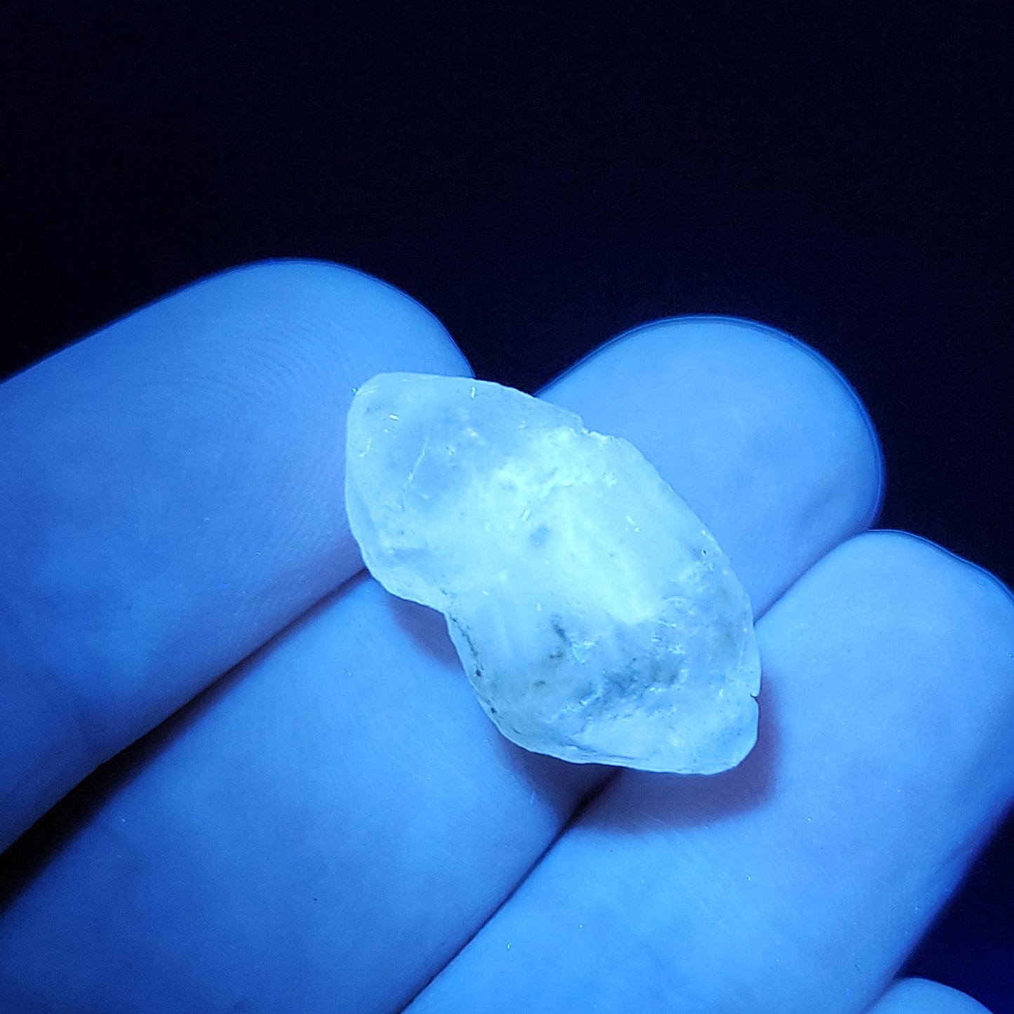 Smoky Hanksite Specimen: UV Reactive Salt Crystal from Searles Lake