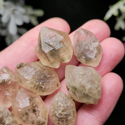 Smoky Hanksite Specimen: UV Reactive Salt Crystal from Searles Lake