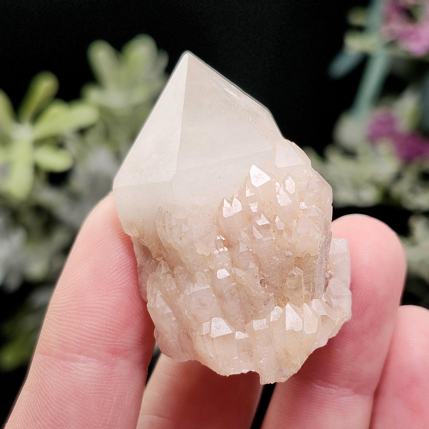 Pineapple Quartz Crystal, Madagascar Quartz Point