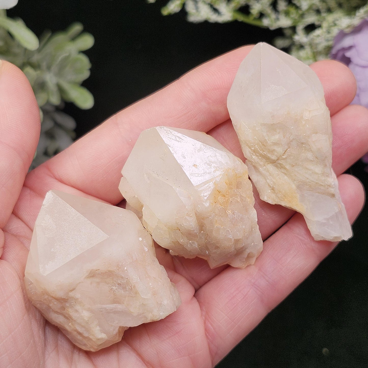 Pineapple Quartz Crystal, Madagascar Quartz Point