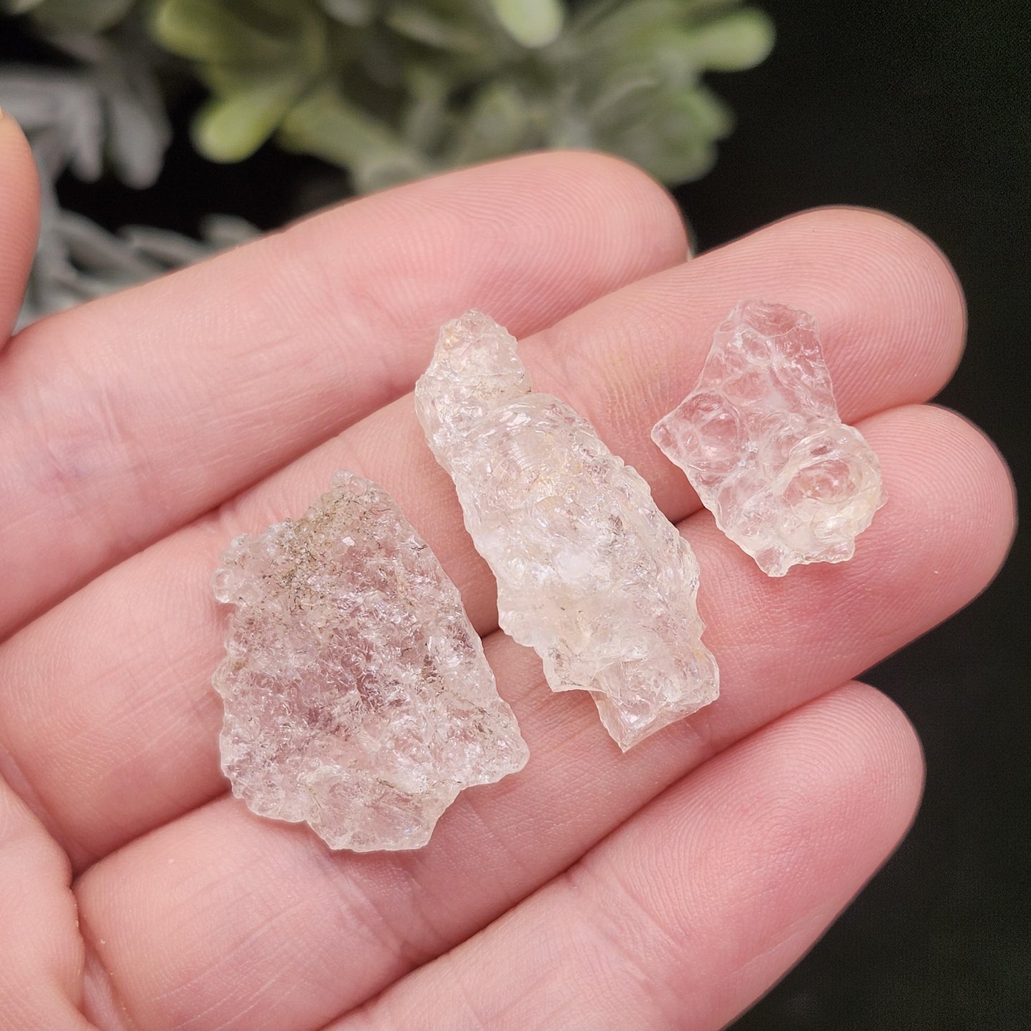 UV Reactive Hyalite Opal Crystal, Hyalite Glass Opal Stone