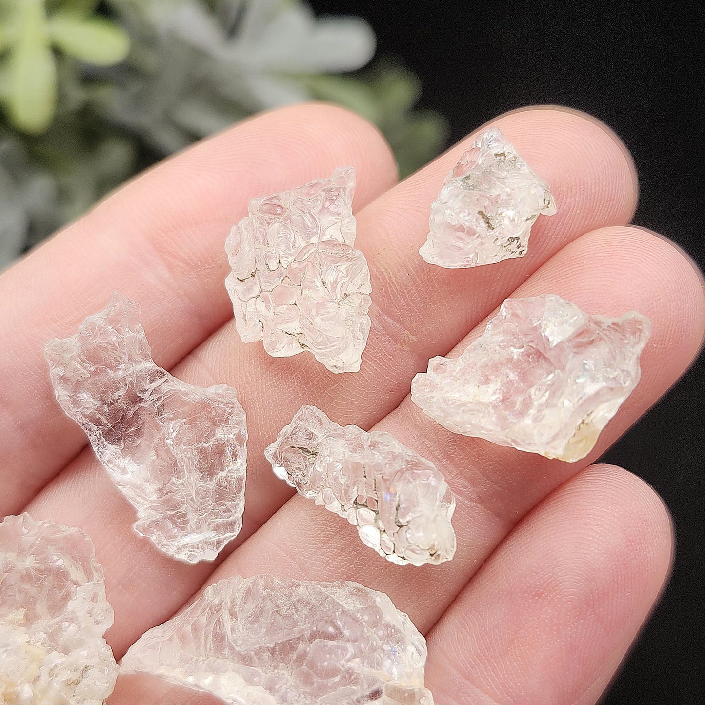 UV Reactive Hyalite Opal Crystal, Hyalite Glass Opal Stone