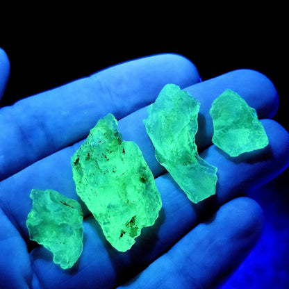 UV Reactive Hyalite Opal Crystal, Hyalite Glass Opal Stone