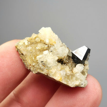 Blue Anatase & Quartz Cluster 4.6g, RARE Crystal Specimen