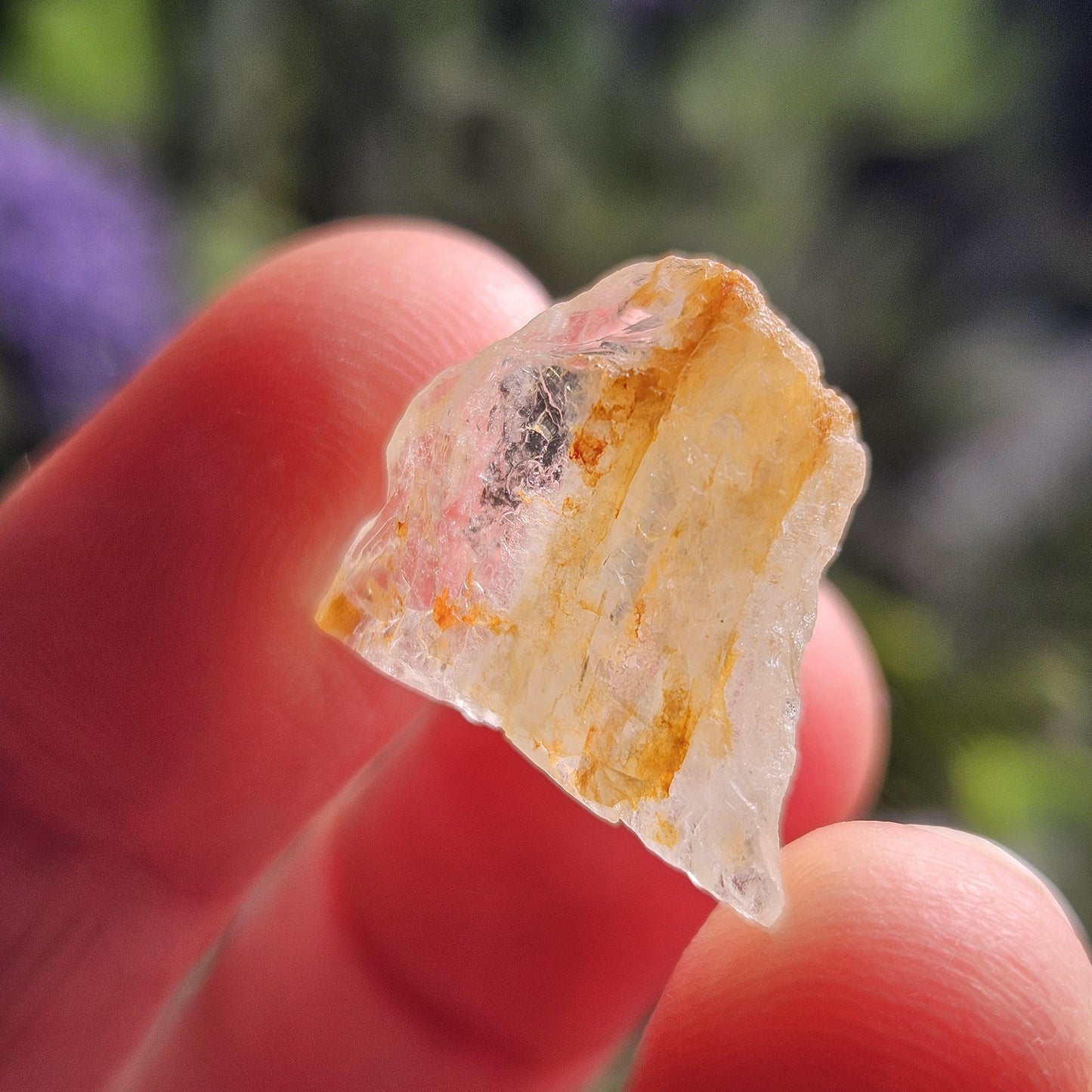 Golden Phenacite Crystal 2.7g, Nigerian Phenakite Specimen