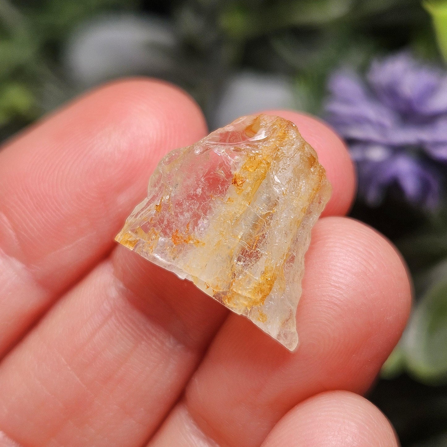 Golden Phenacite Crystal 2.7g, Nigerian Phenakite Specimen