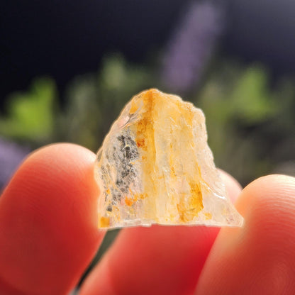 Golden Phenacite Crystal 2.7g, Nigerian Phenakite Specimen