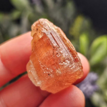 Raw Pink Topaz Crystal 13.9g, Bicolored Topaz, Ouro Preto, Brazil