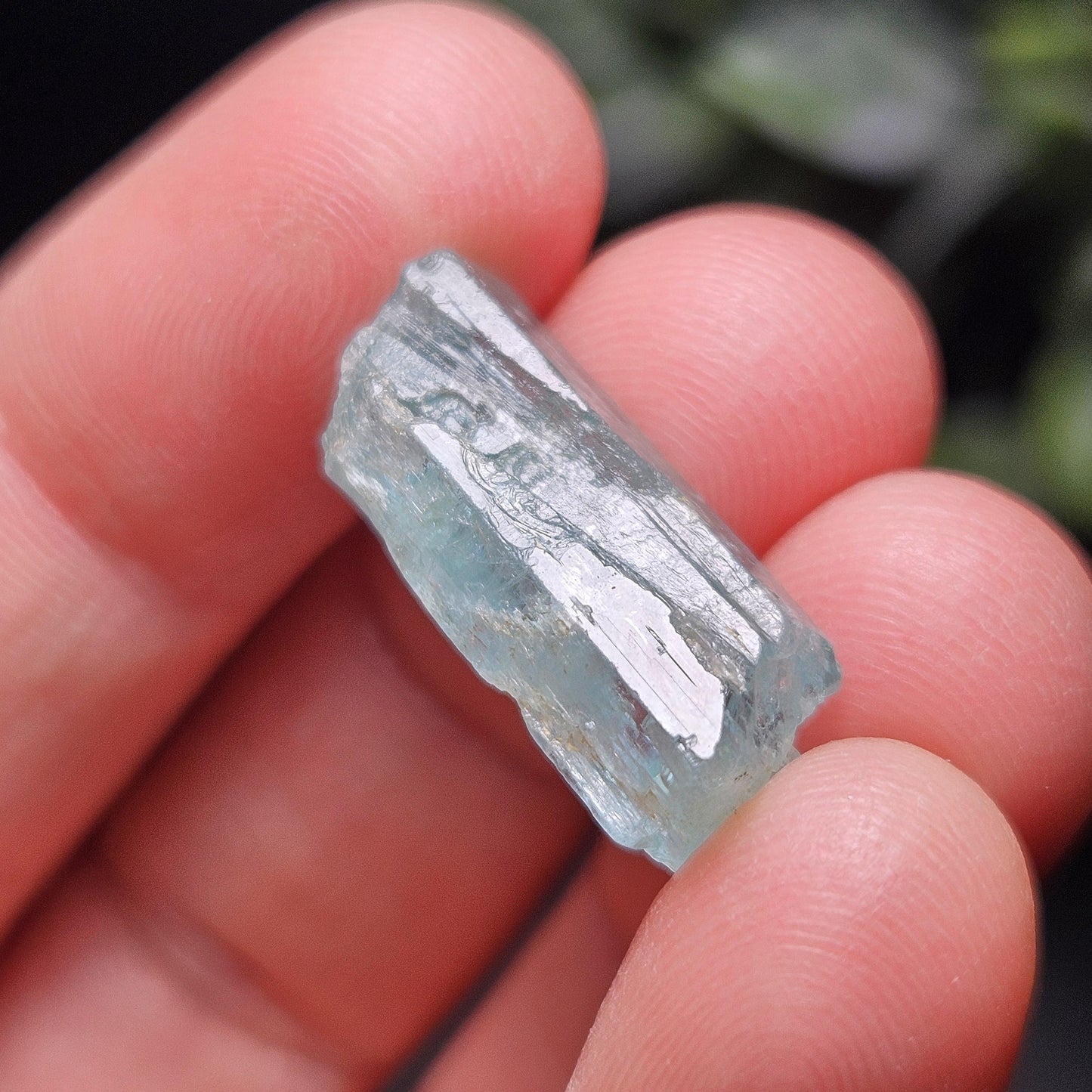 Terminated Emerald Crystal 2.8g, Nigerian Vanadium Emerald, Green Beryl