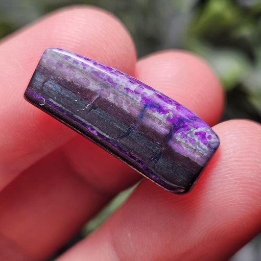 Polished Sugilite Cabochon 5g, Purple South African Sugilite Crystal