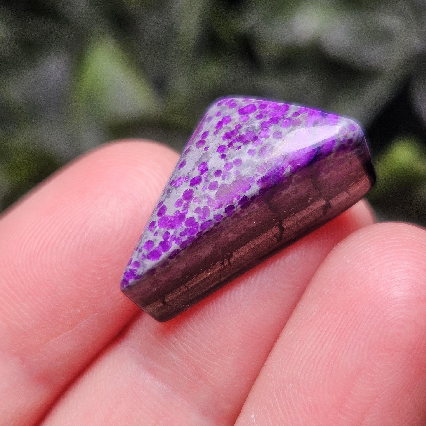 Polished Sugilite Cabochon 5g, Purple South African Sugilite Crystal