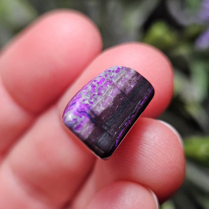 Polished Sugilite Cabochon 5g, Purple South African Sugilite Crystal