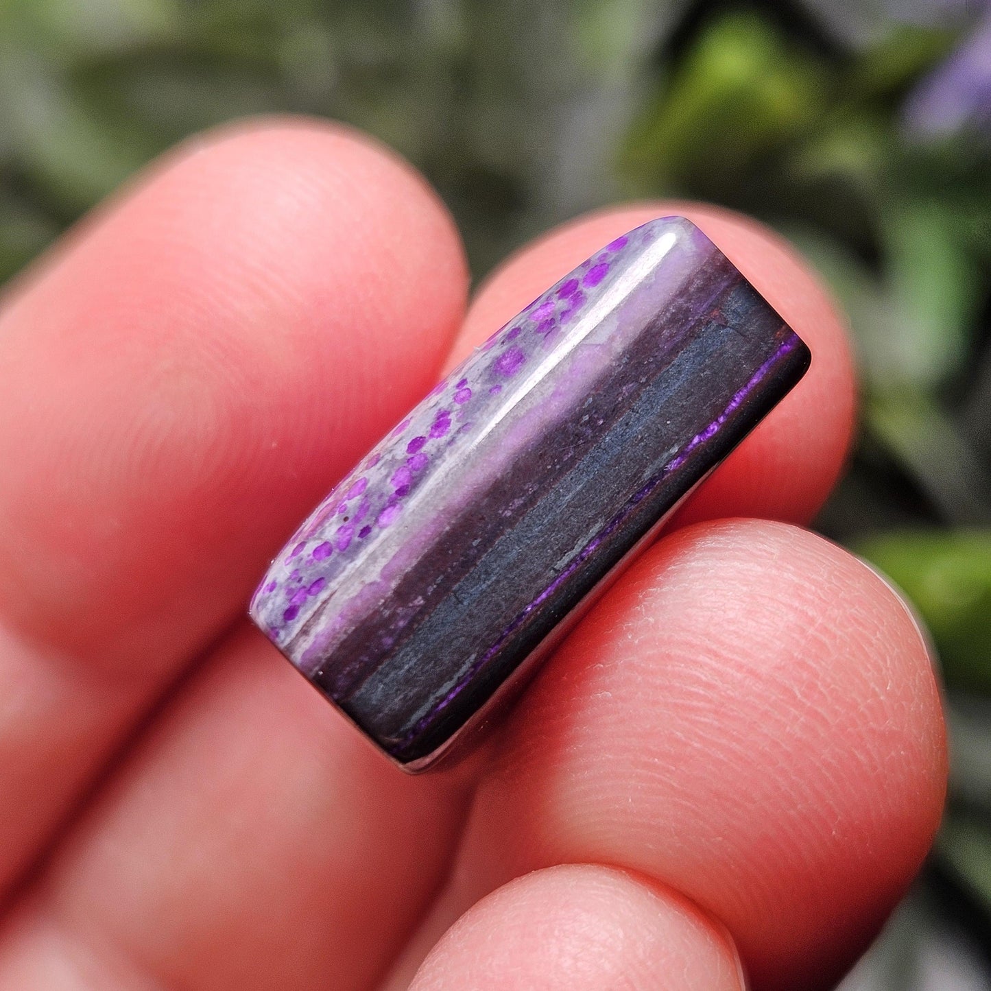 Polished Sugilite Cabochon 5g, Purple South African Sugilite Crystal