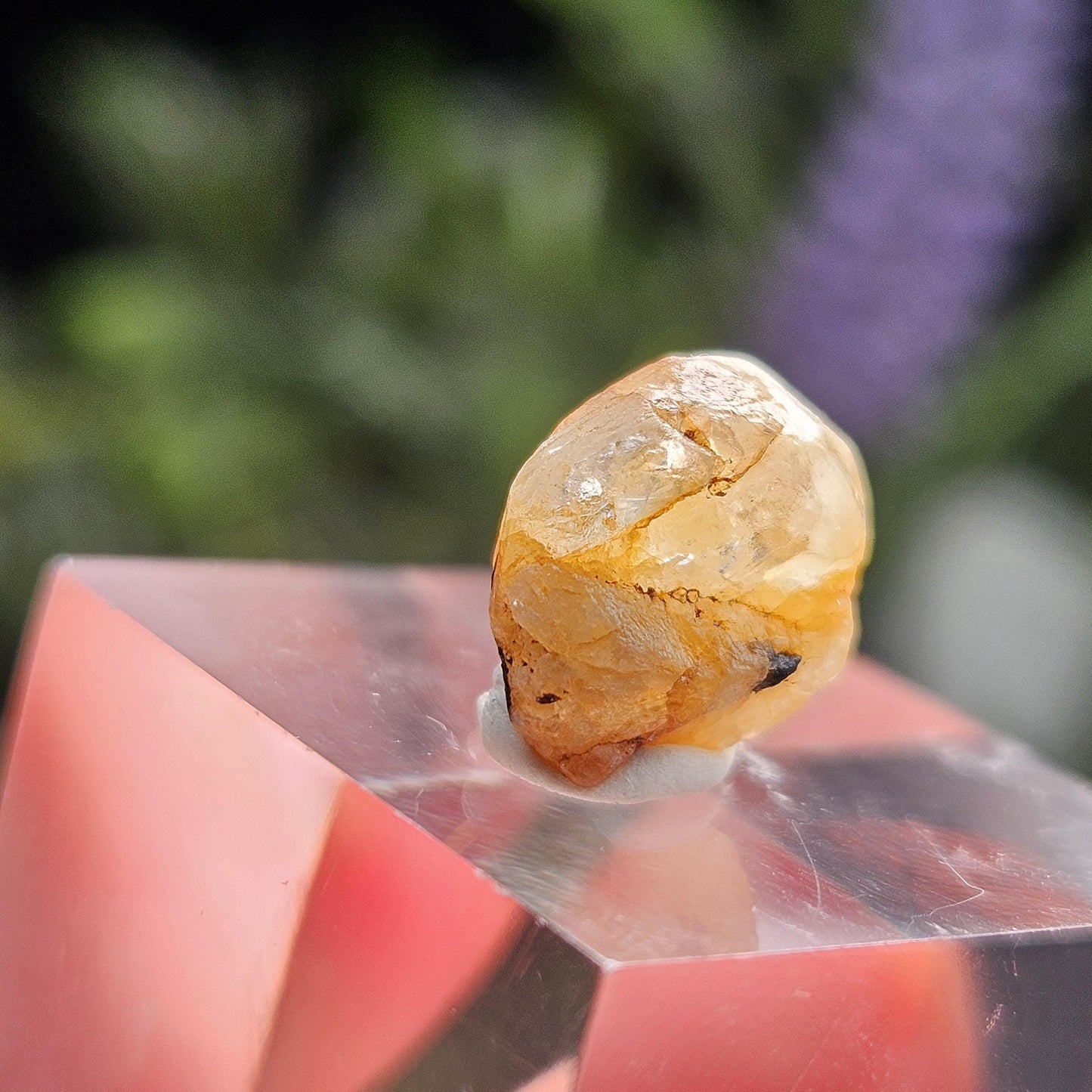 Terminated Golden Phenacite Crystal 1.38g, Nigerian Phenakite Specimen