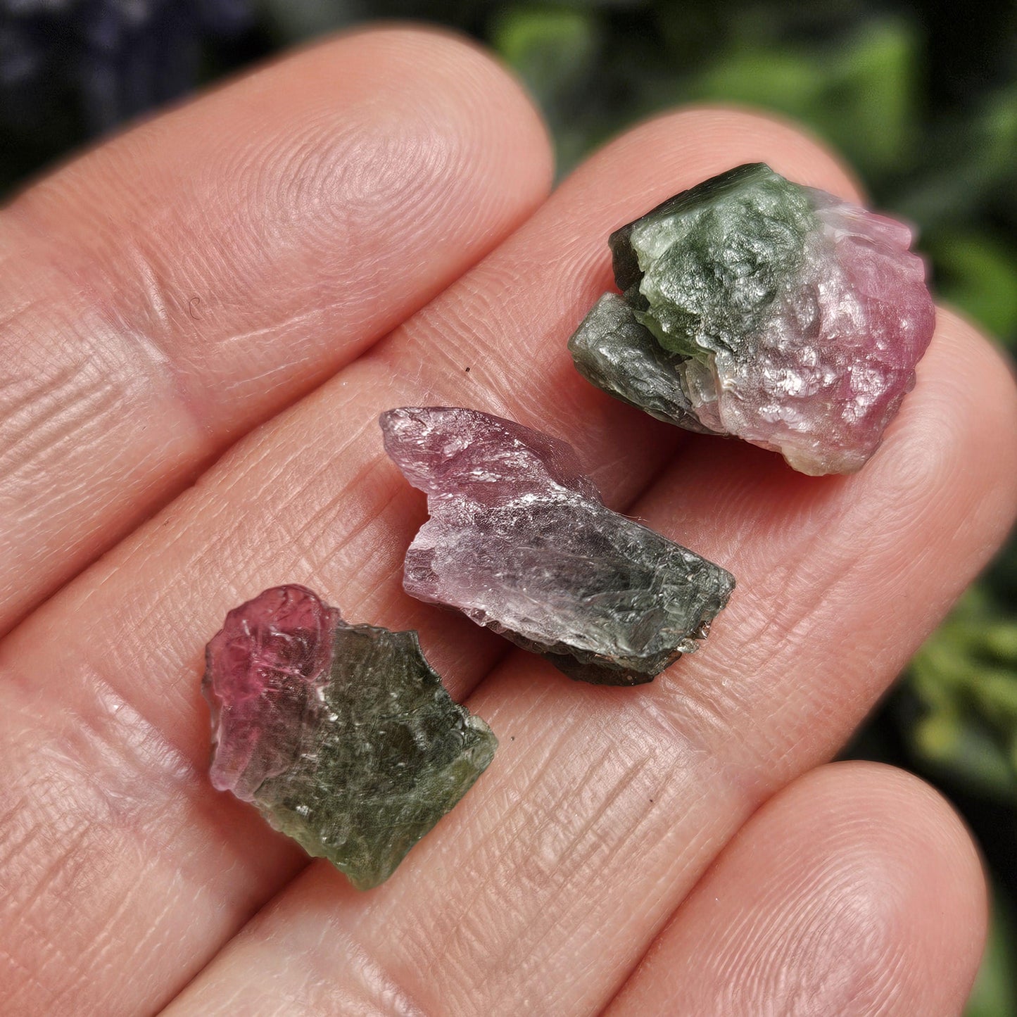 Watermelon Tourmaline Crystal, Choose Your Size, Brazilian Raw Tourmaline Specimen, Green & Pink