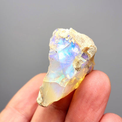 AAA Rainbow Opal 7.8g, Ethiopian Opal Gemstone