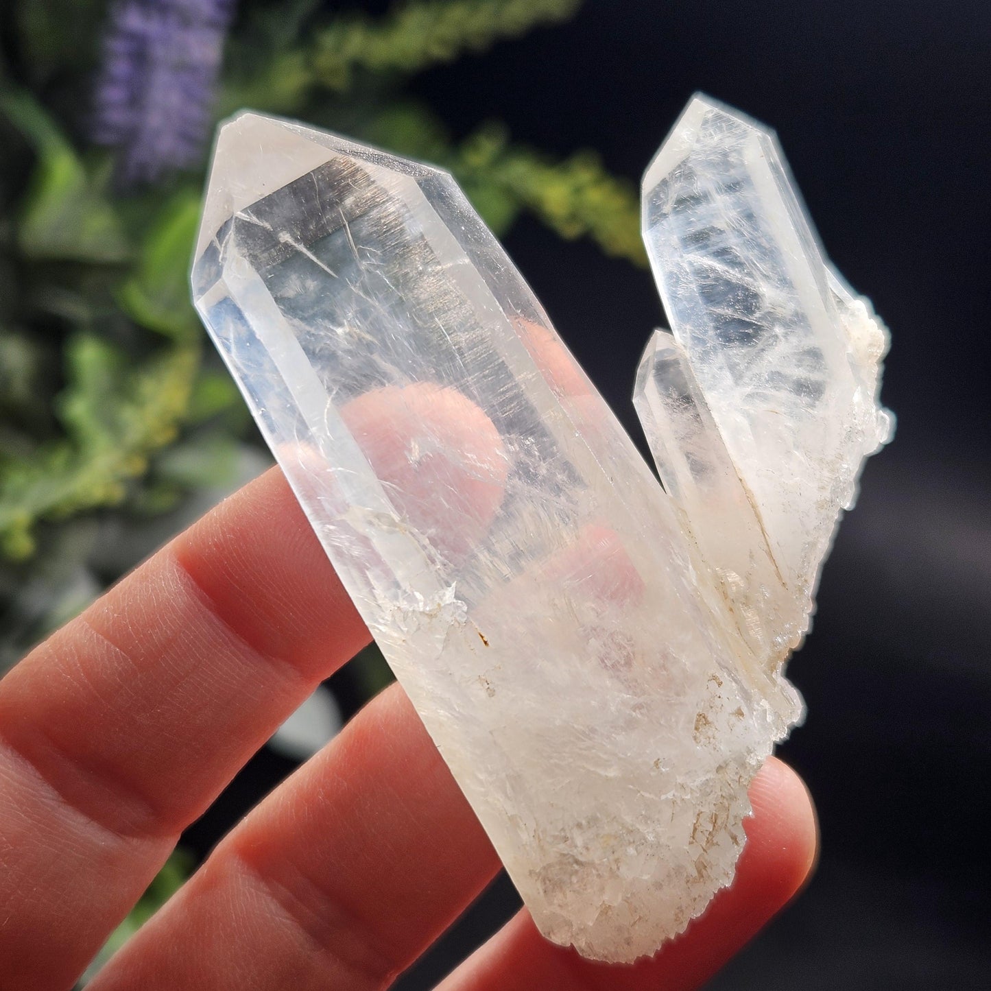 Blue Needle Colombian Quartz 52g, Colombian Crystal