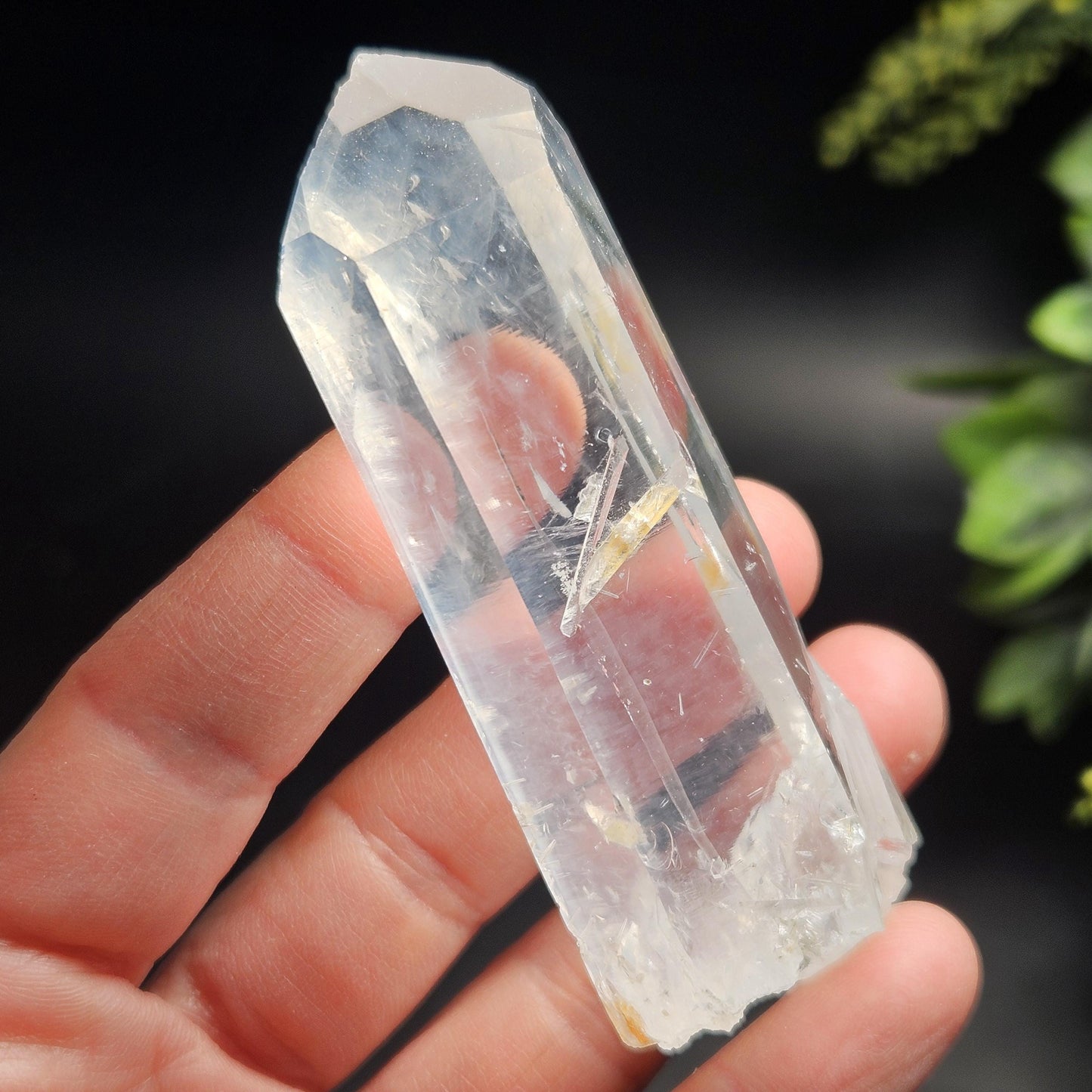 Blue Needle Colombian Quartz 79g, Colombian Crystal