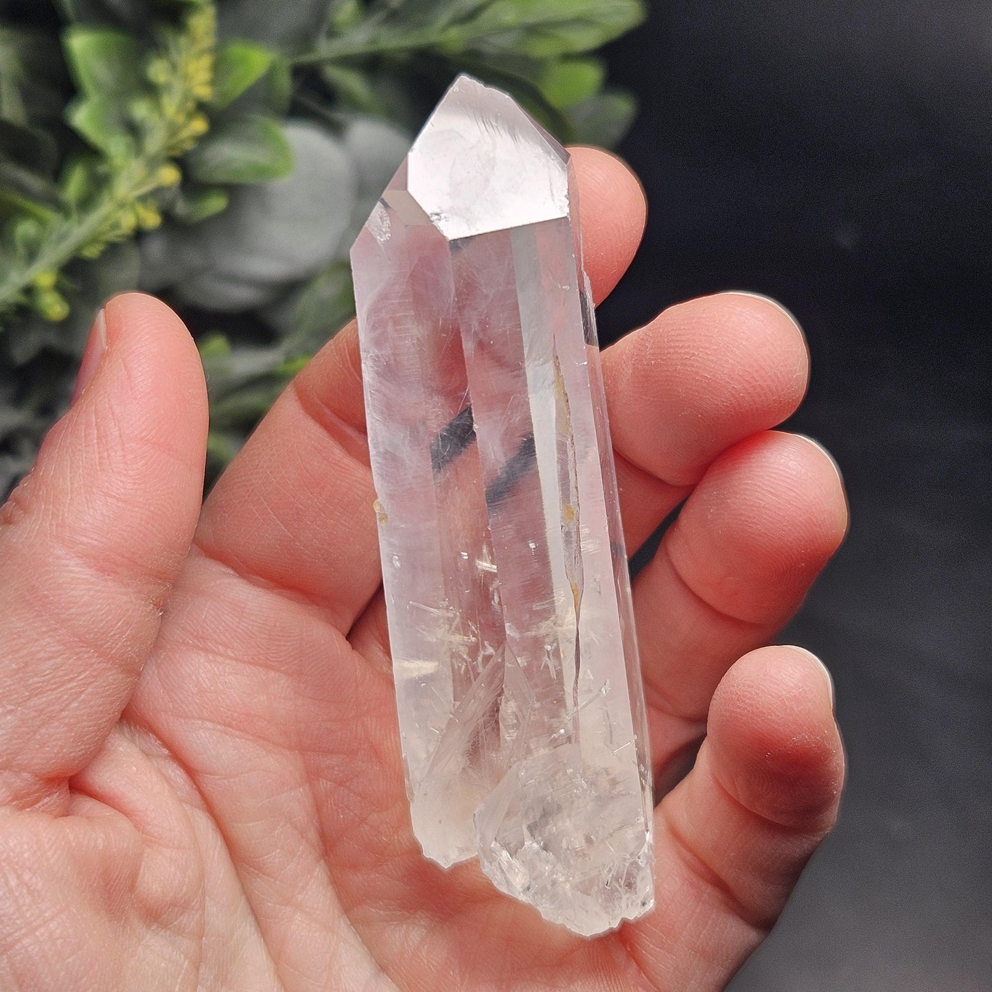 Blue Needle Colombian Quartz 79g, Colombian Crystal