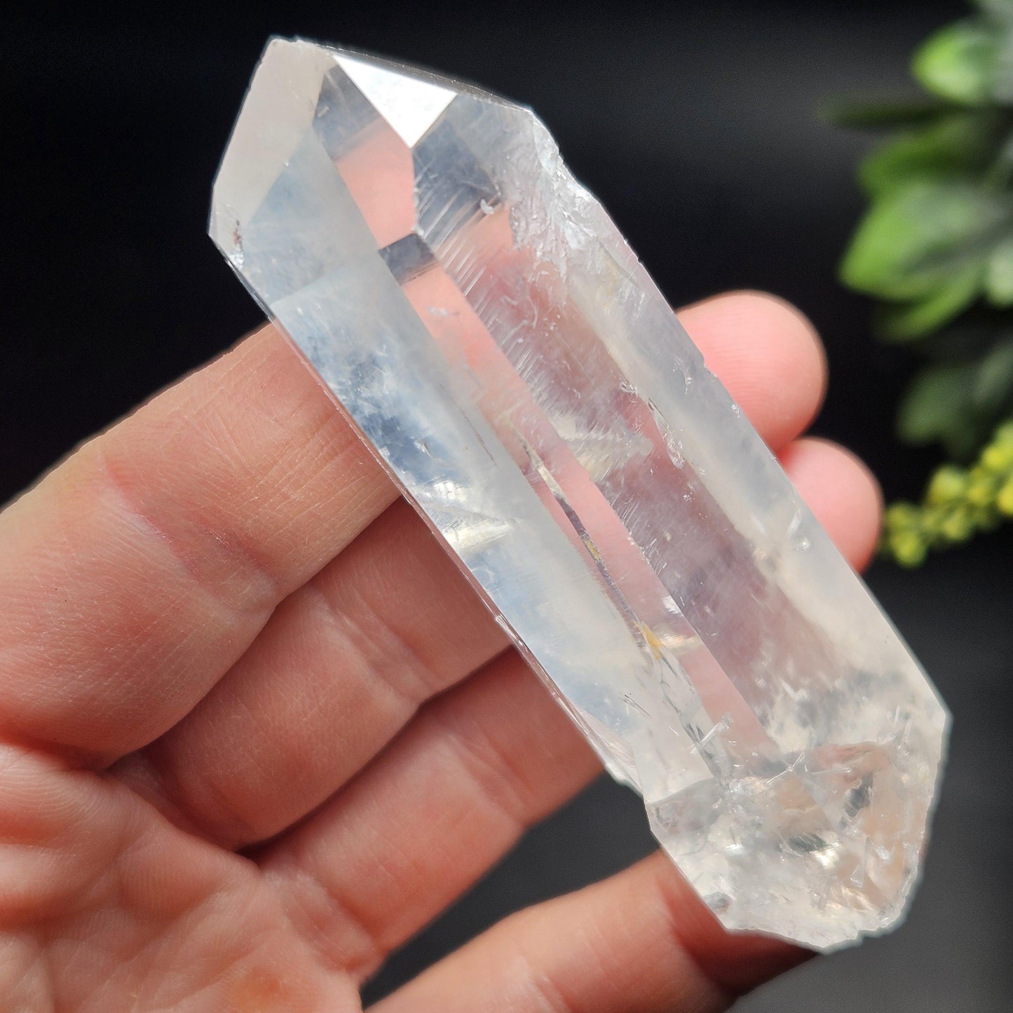 Blue Needle Colombian Quartz 79g, Colombian Crystal