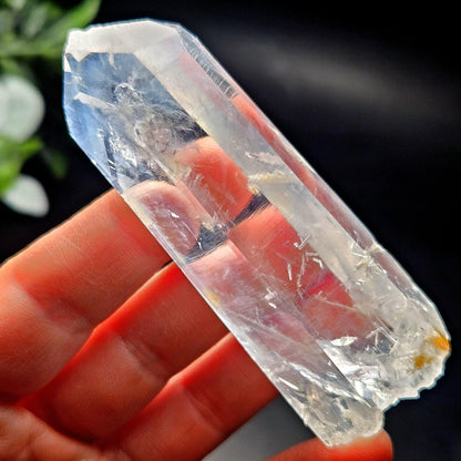 Blue Needle Colombian Quartz 79g, Colombian Crystal