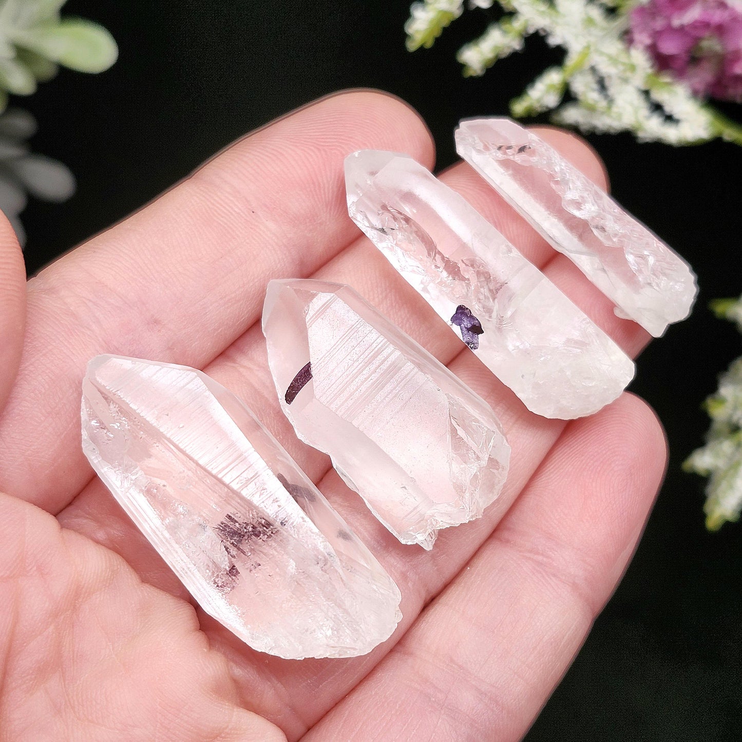 Lightning Struck Quartz Crystal, Raw Striated Quartz