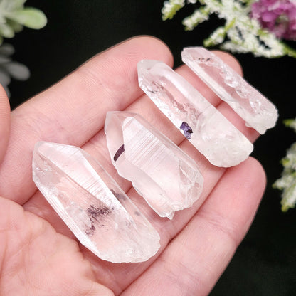 Lightning Struck Quartz Crystal, Raw Striated Quartz