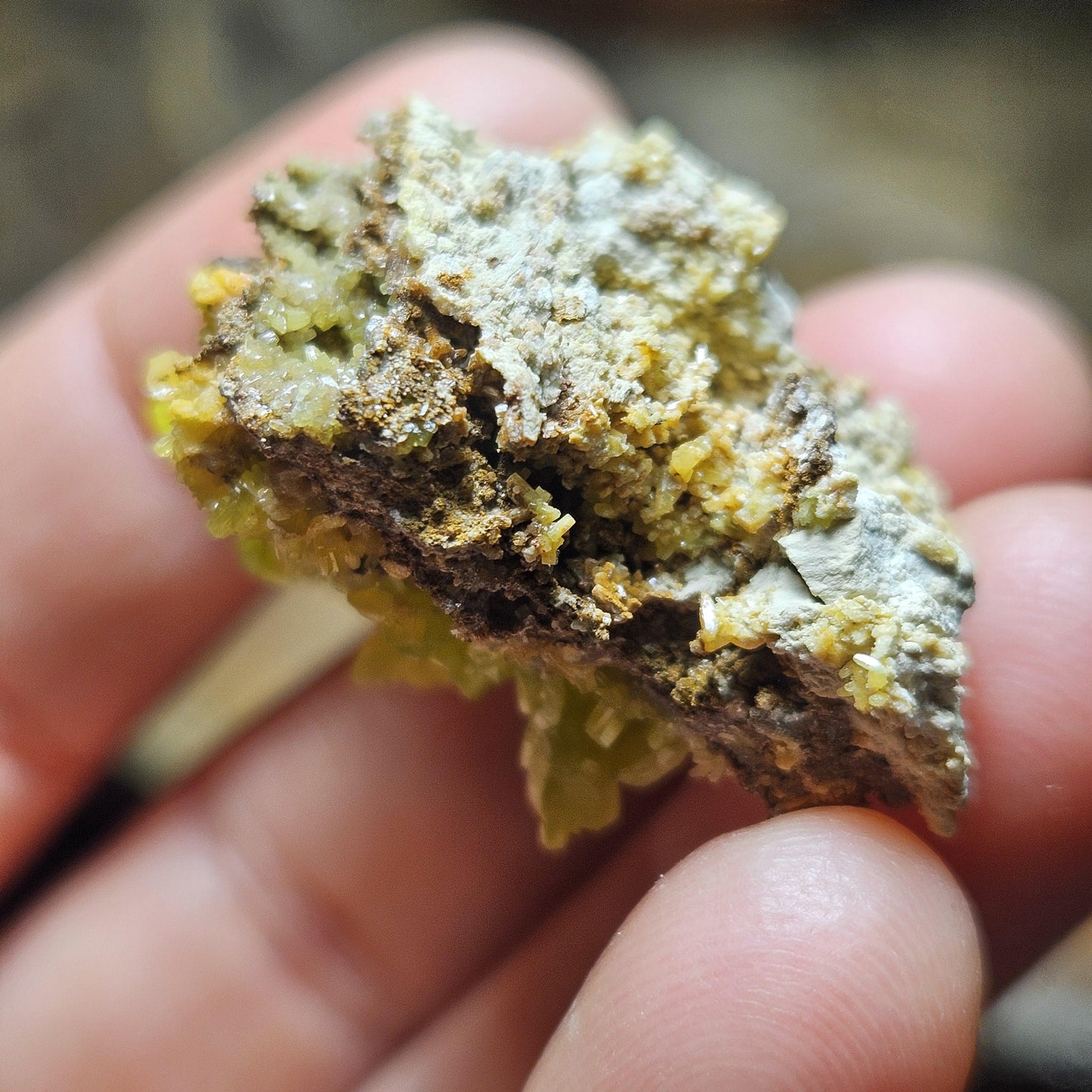 Pyromorphite Crystal Cluster, Rare Green Pseudomorph Specimen (35x30mm)