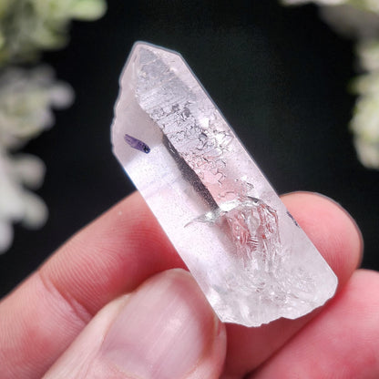 Lightning Struck Quartz Crystal, Raw Striated Quartz