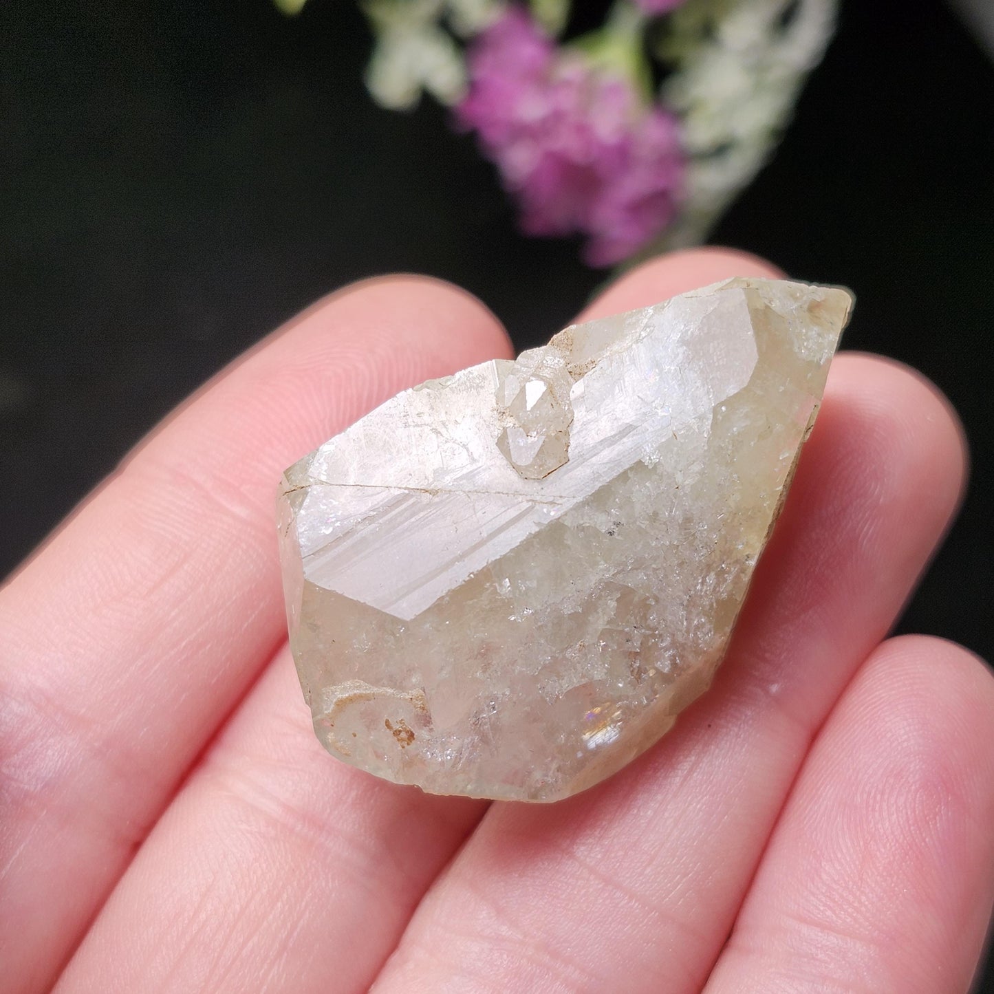 Datolite Crystal Specimen 21g, Primorsky Krai