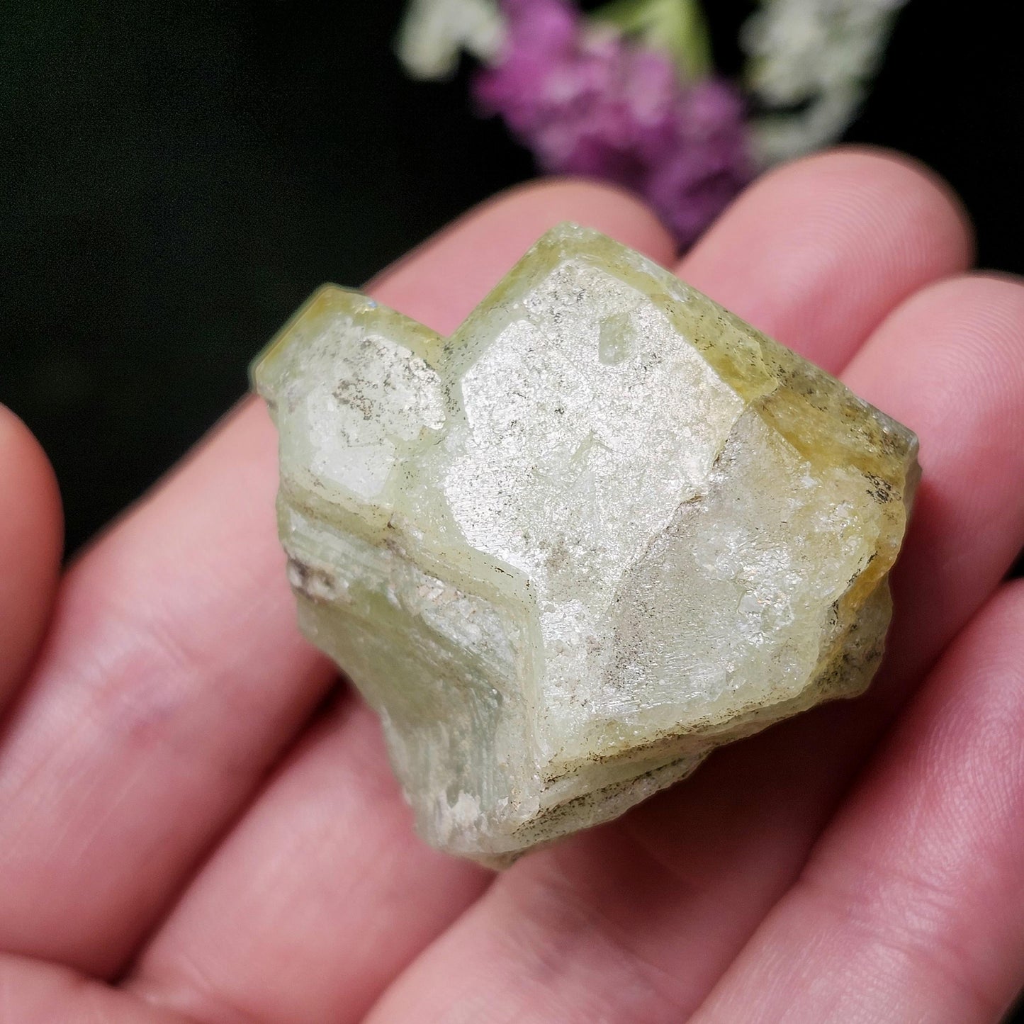 Datolite Crystal Specimen 41g, Primorsky Krai
