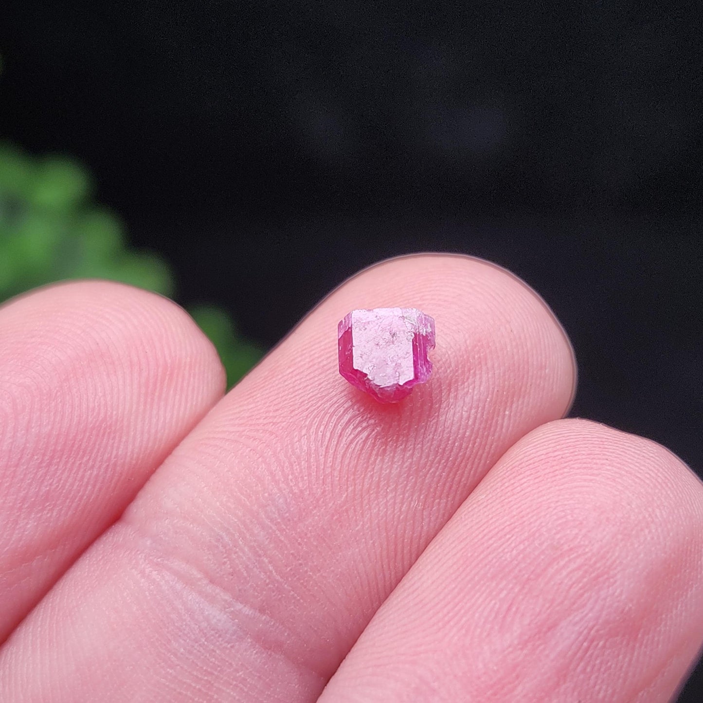 Bixbite Red Beryl Crystal from Utah .55ct, Red Emerald Gemstone