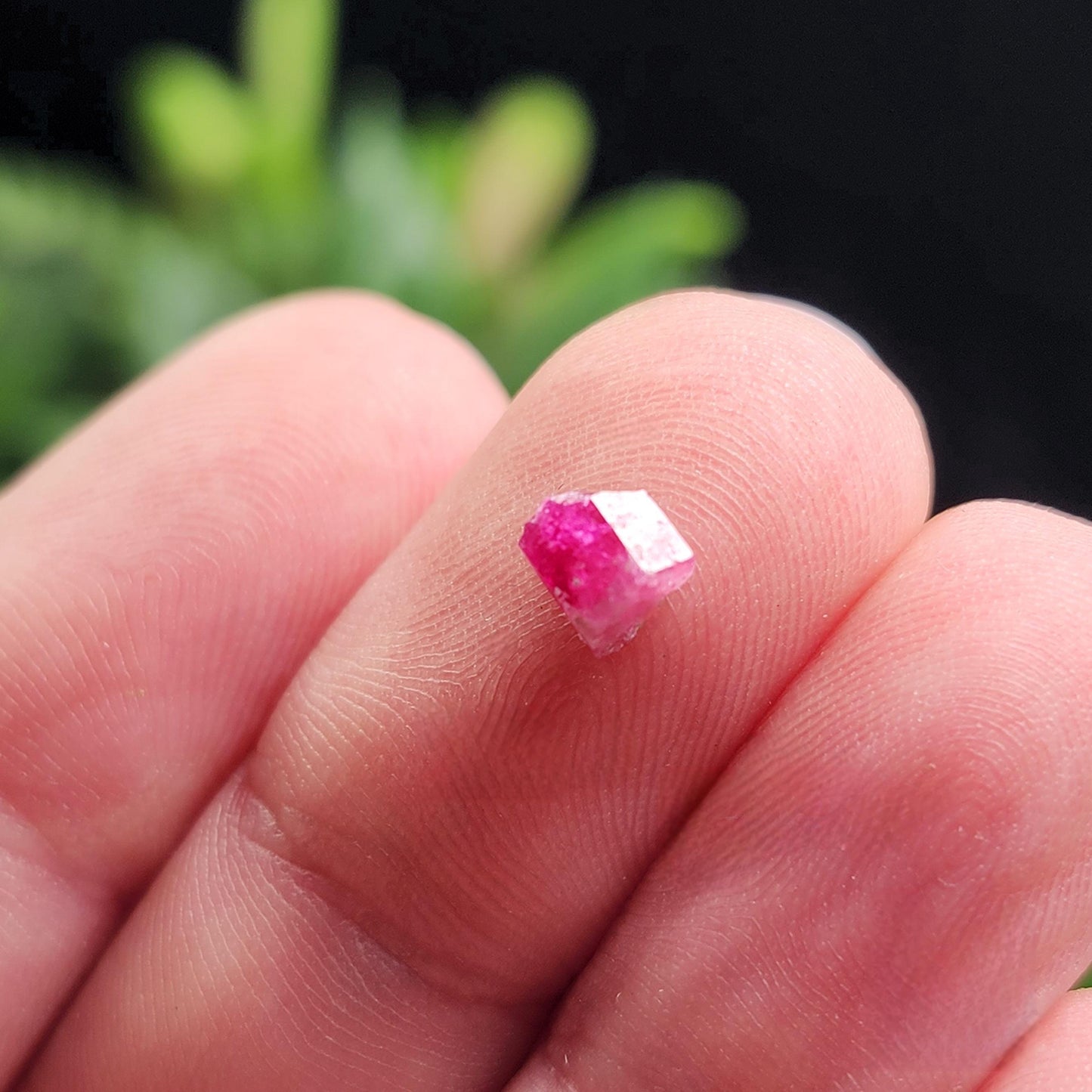 Bixbite Red Beryl Crystal from Utah .55ct, Red Emerald Gemstone