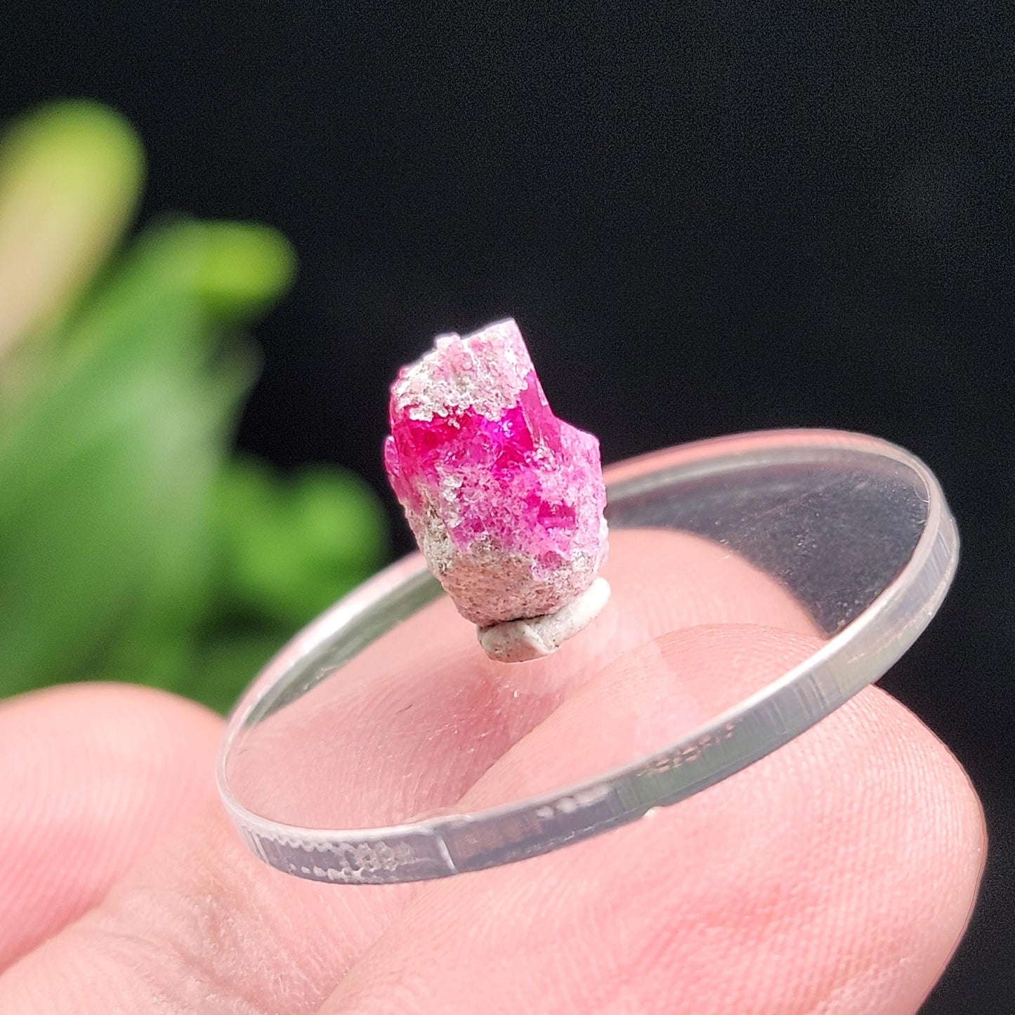 Bixbite Crystal, Terminated Red Beryl Crystal from Utah 1.9ct, Red Emerald Bixbite Gem