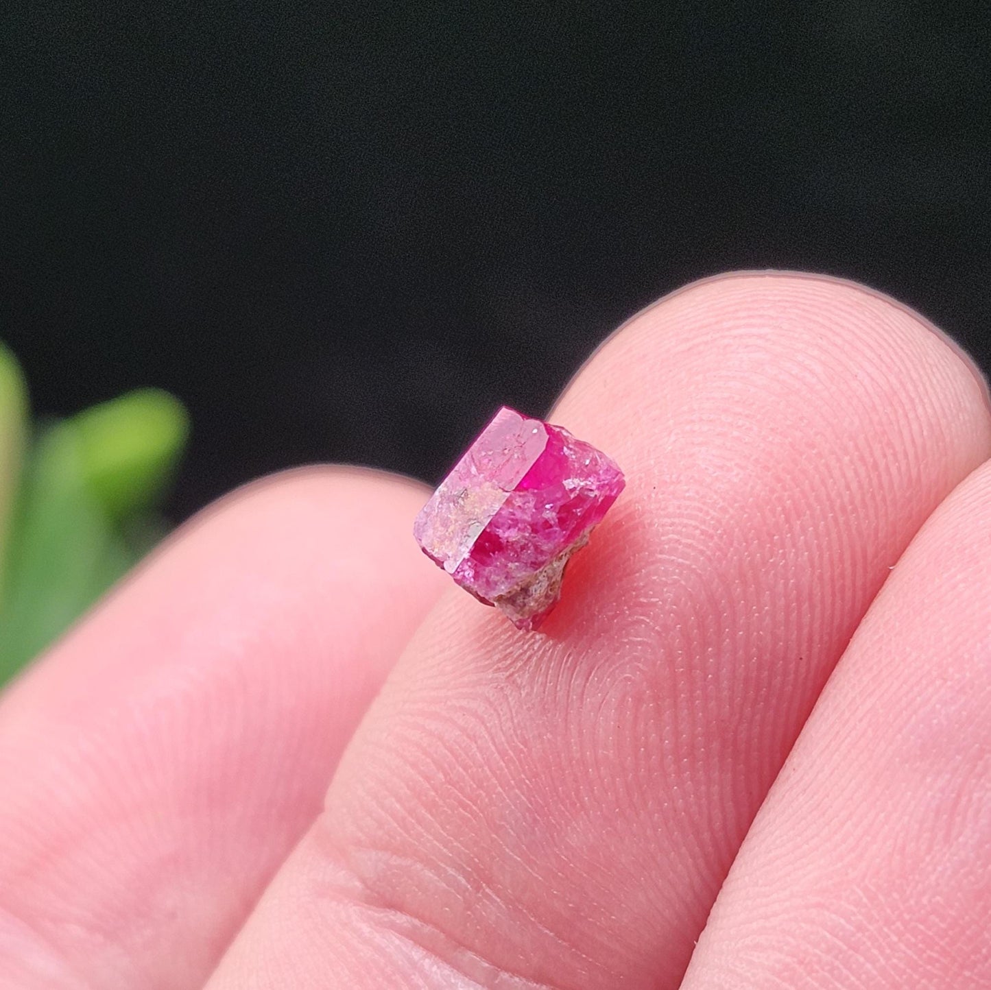 Bixbite Red Beryl Crystal from Utah 1.2ct, Red Emerald Gemstone