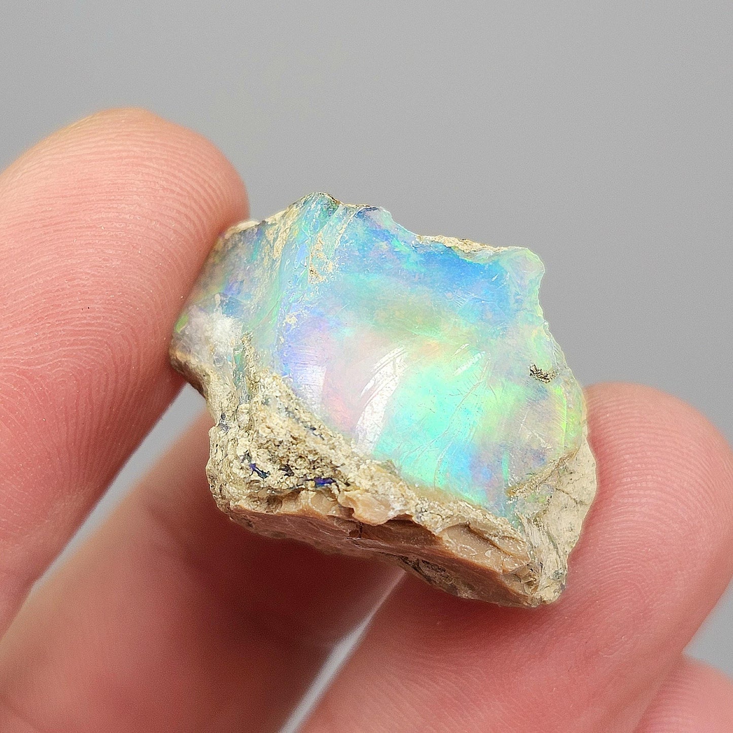 AAA Rainbow Opal 4.6g, Ethiopian Opal Gemstone