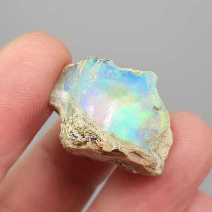AAA Rainbow Opal 4.6g, Ethiopian Opal Gemstone