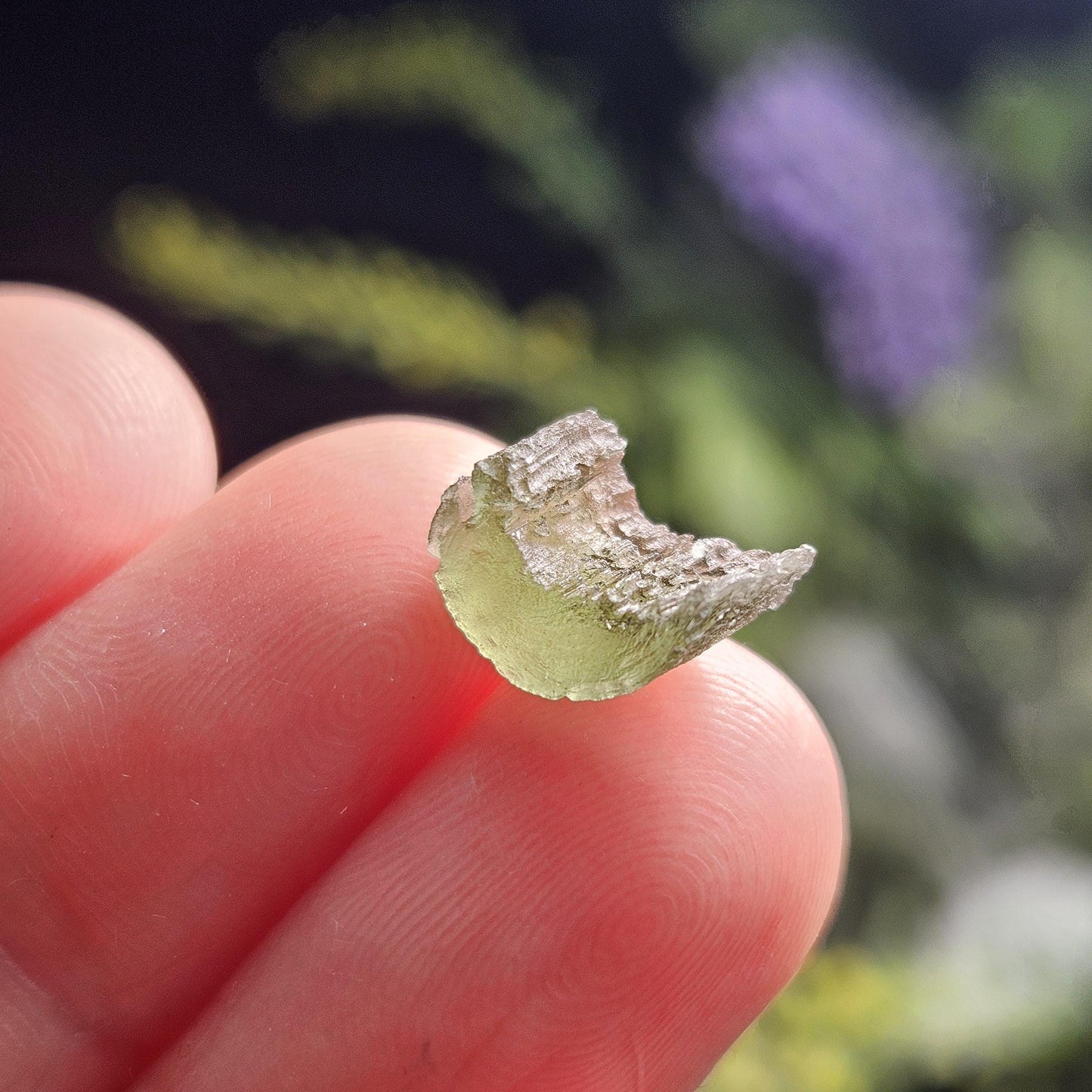 Rare Collector’s Set: Moldavite, Phenacite, Tanzanite, Ruby