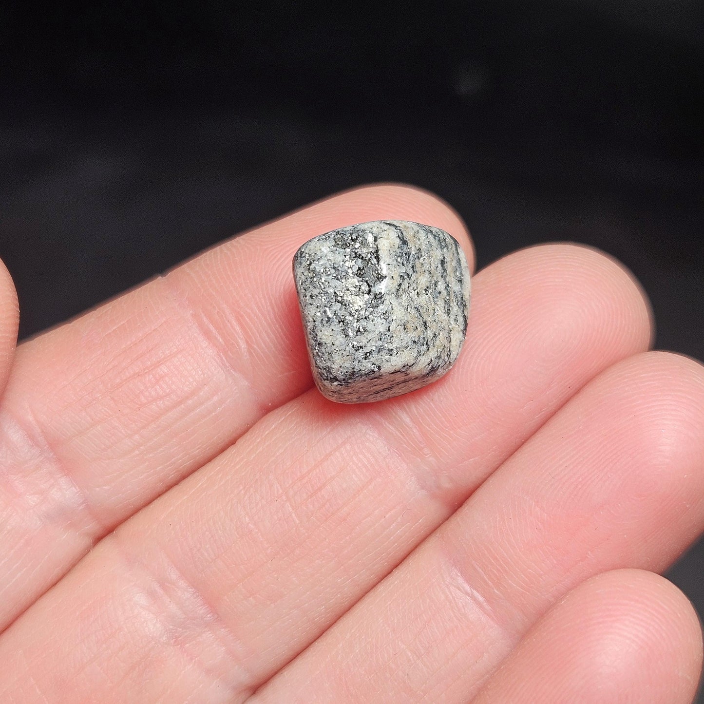 Phenacite from Norway in Gneiss Matrix, Polished Norwegian Phenakite Crystal Specimen (2 to 4 grams)