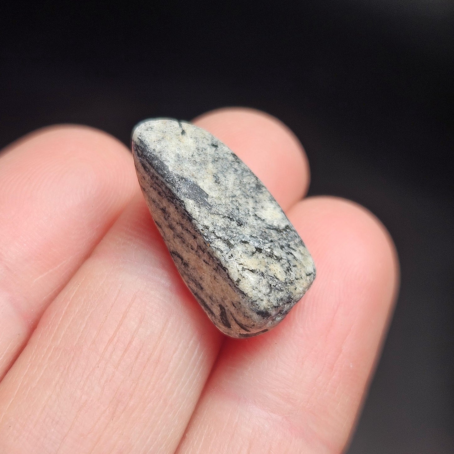 Phenacite from Norway in Gneiss Matrix, Polished Norwegian Phenakite Crystal Specimen (2 to 4 grams)