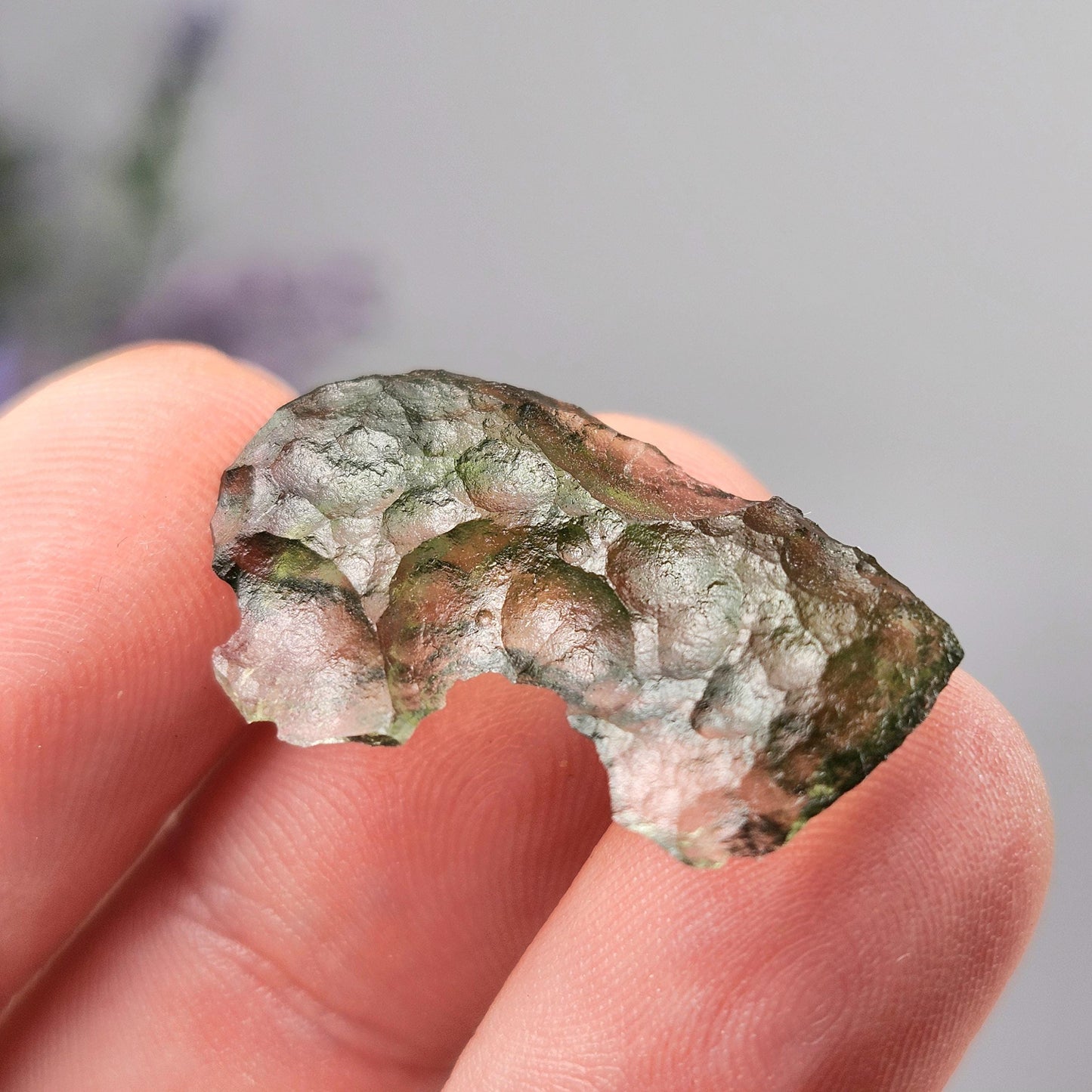 Vrábče Moldavite Specimen 1.6g, Authentic Tektite
