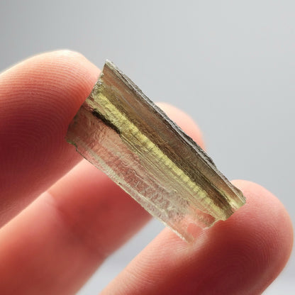 Genuine Moldavite Specimen 1.2g, Authentic Raw Moldavite Crystal