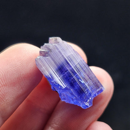 Terminated Tanzanite Crystal 5.8g, Raw Bicolor Tanzanite Specimen