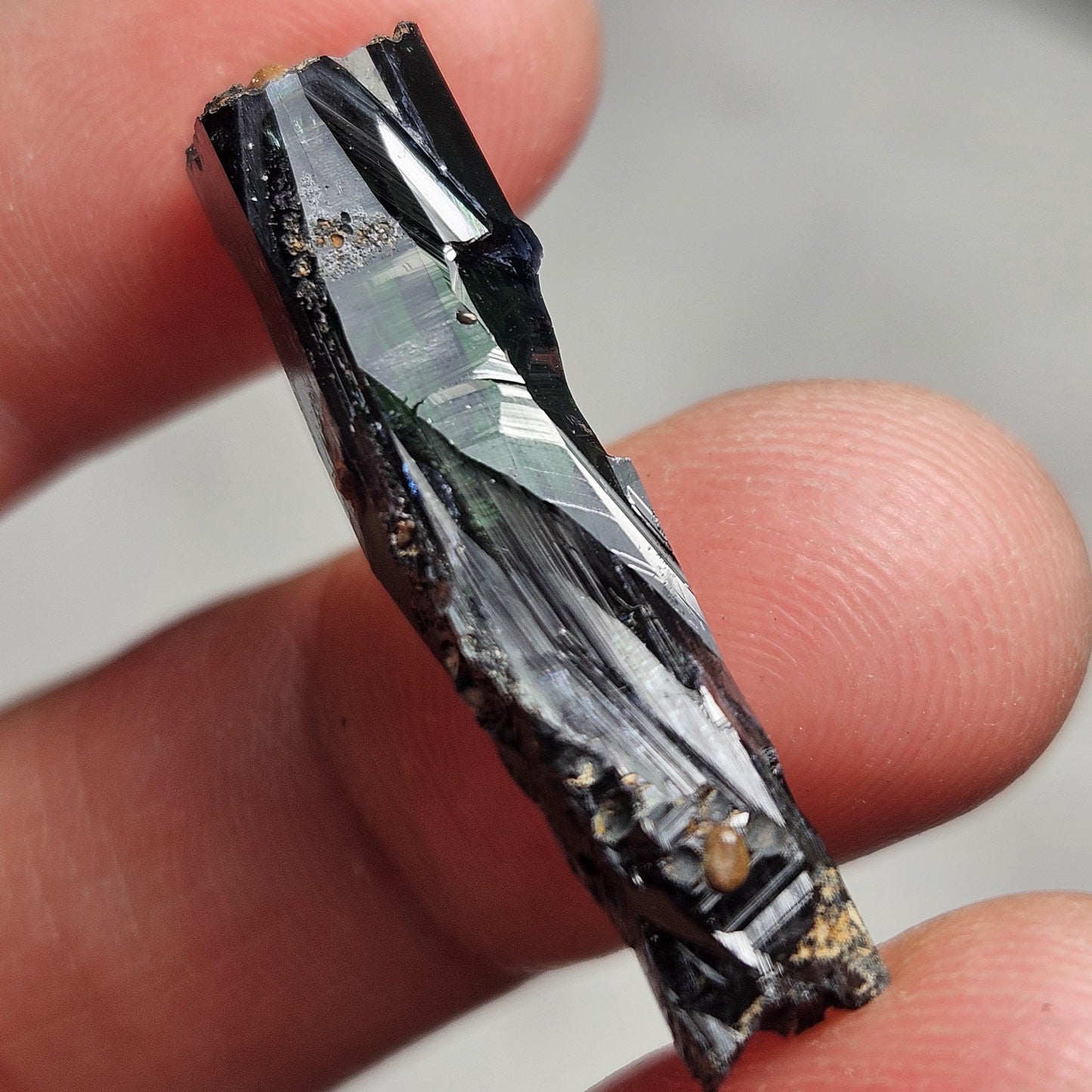 Vivianite Crystal Specimen, 3.5g Terminated Crystal