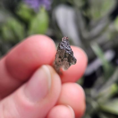 Moldavite Angel Chiming Tektite .8g, Genuine Moldavite