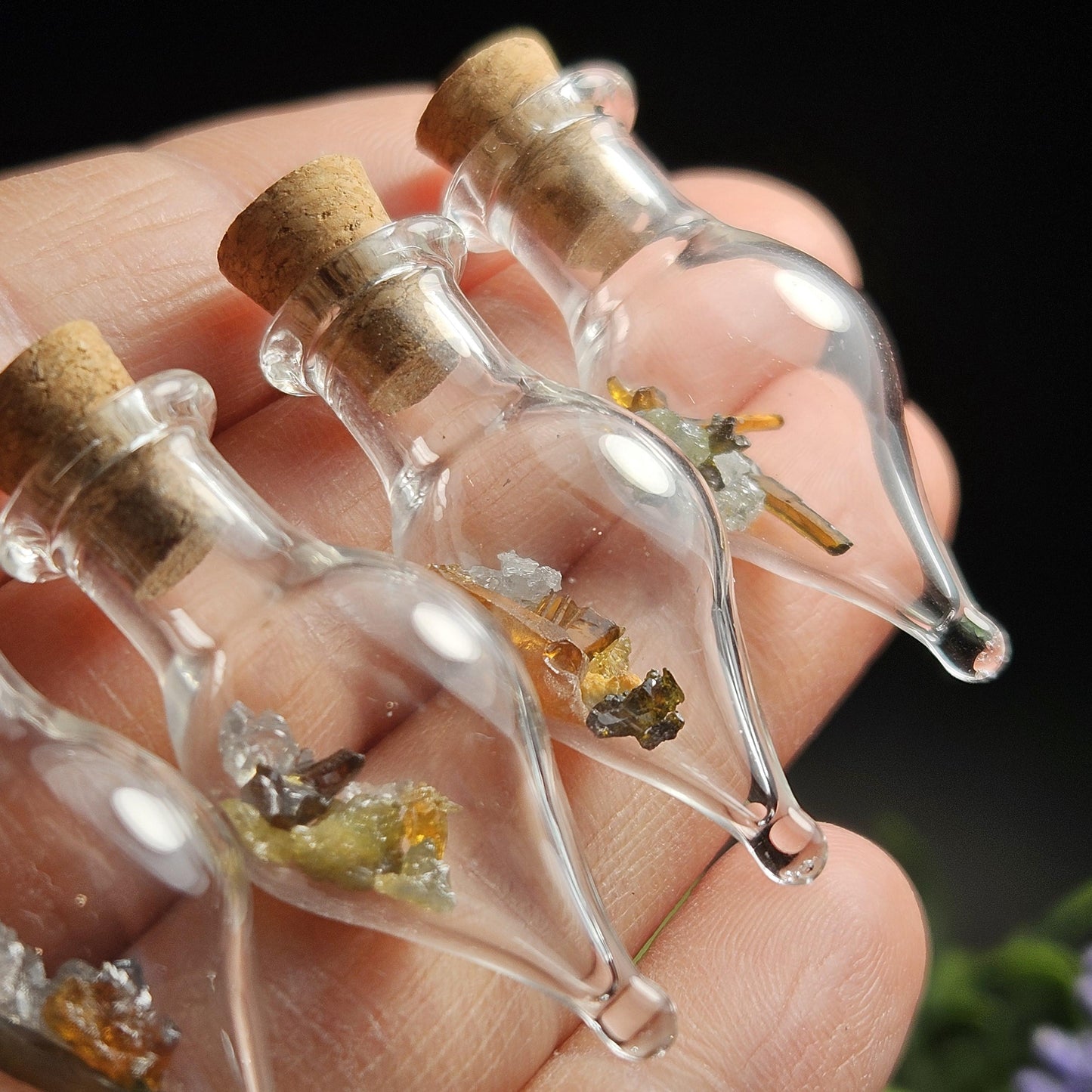 Zincite Crystal Specimen Jar