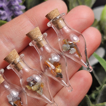 Zincite Crystal Specimen Jar